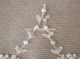 画像4: アンティーク リボン柄の刺繍入り 幅広チュールレース 幅23.5cm (4)
