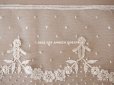 画像12: アンティーク  花のガーランド　幅広 手編みのボビンレース アプリカシオン・アングルテール 1.68m 幅16.4cm  