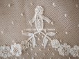 画像6: アンティーク  花のガーランド　幅広 手編みのボビンレース アプリカシオン・アングルテール 1.68m 幅16.4cm  