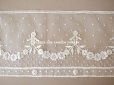 画像10: アンティーク  花のガーランド　幅広 手編みのボビンレース アプリカシオン・アングルテール 1.68m 幅16.4cm  