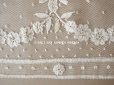 画像11: アンティーク  花のガーランド　幅広 手編みのボビンレース アプリカシオン・アングルテール 1.68m 幅16.4cm  