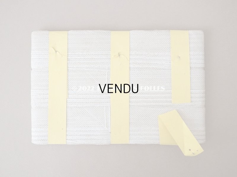 画像3: 1900年代 アンティーク ライン入り　チュールレース  約30m 約4cm幅 