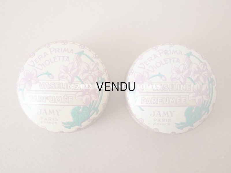 画像6: 1900年代 アンティーク 菫のワセリン缶 VERA PRIMA VIOLETTA VASELINE PARFUMEE - JAMY PARIS -