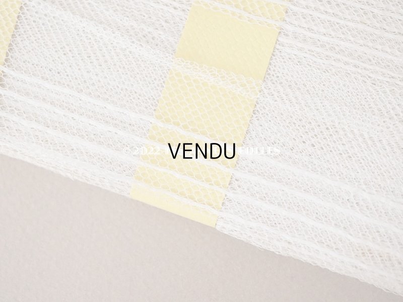 画像4: 1900年代 アンティーク ライン入り　チュールレース  約30m 約4cm幅 