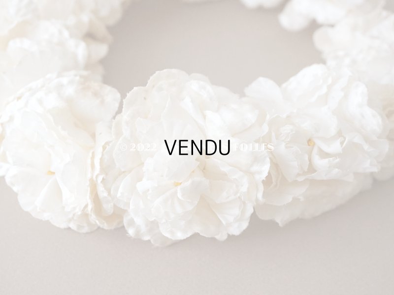 画像9: 1900年代 アンティーク シルクサテン 薔薇の布花のティアラ 花冠