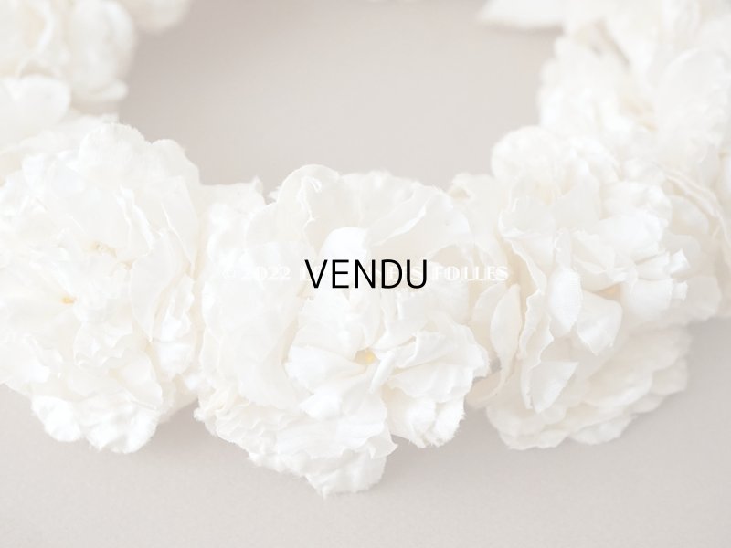 画像7: 1900年代 アンティーク シルクサテン 薔薇の布花のティアラ 花冠
