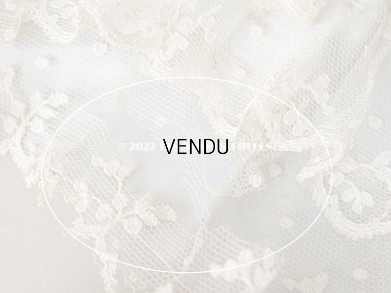 画像13: アンティーク ベビー用 シルク製　ベッドカバー パウダーブルー 42×56.5cm