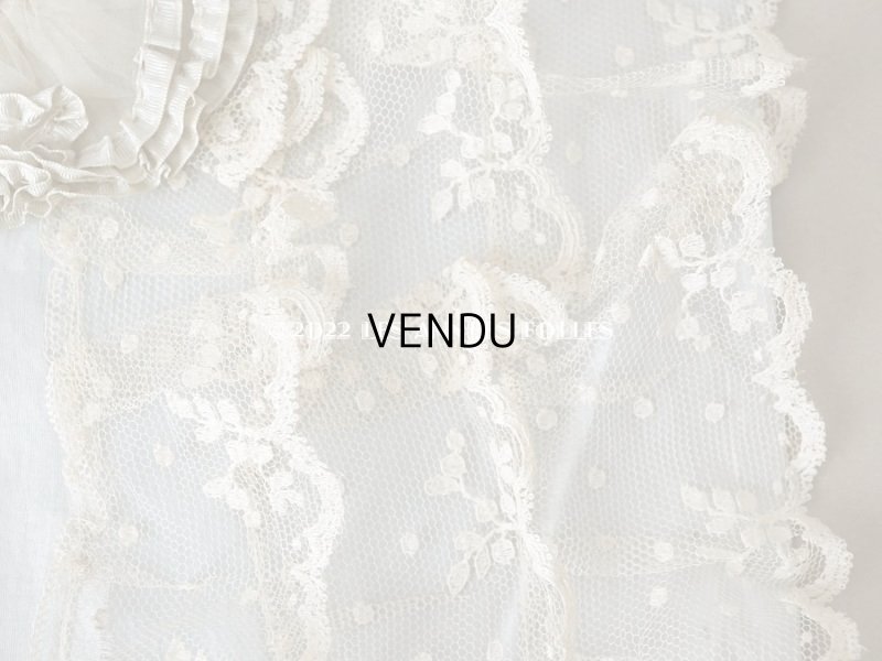 画像11: アンティーク ベビー用 シルク製　ベッドカバー パウダーブルー 42×56.5cm