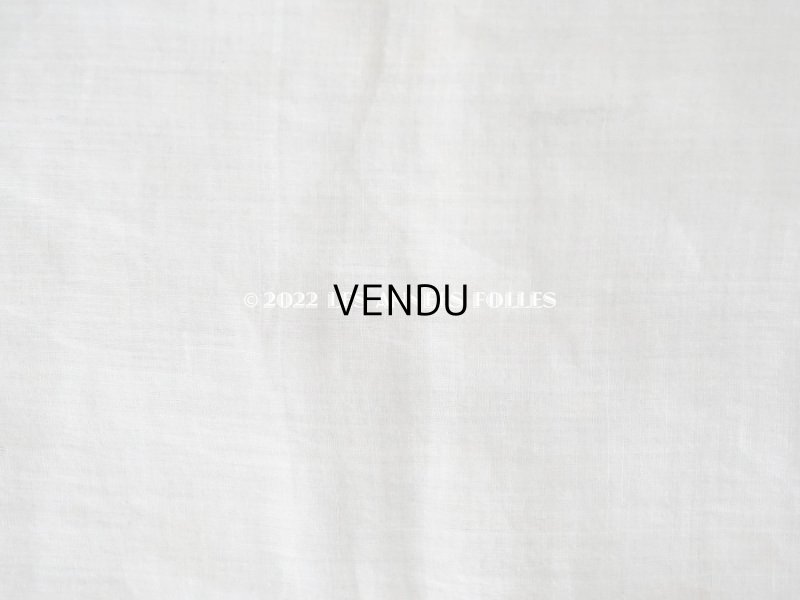 画像11: 19世紀末 アンティーク  王冠紋章＆イニシャル刺繍入り　小さなピローケース 手編みのヴァランシエンヌレース