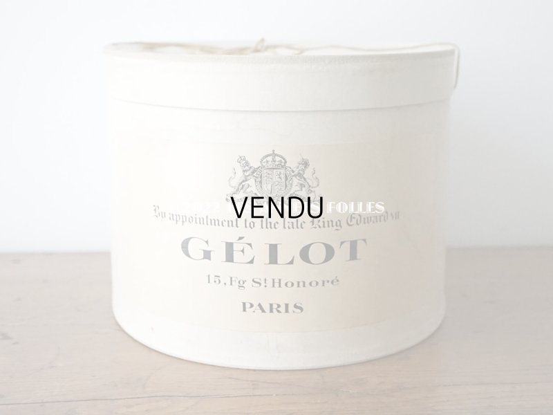 画像3: アンティーク 小さなハットボックス  - GELOT -