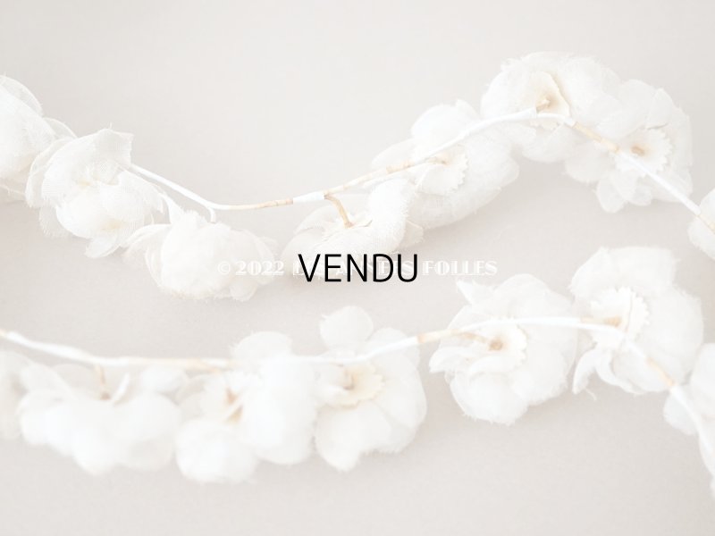 画像11: 19世紀末 アンティーク オーガンジーの薔薇の花冠