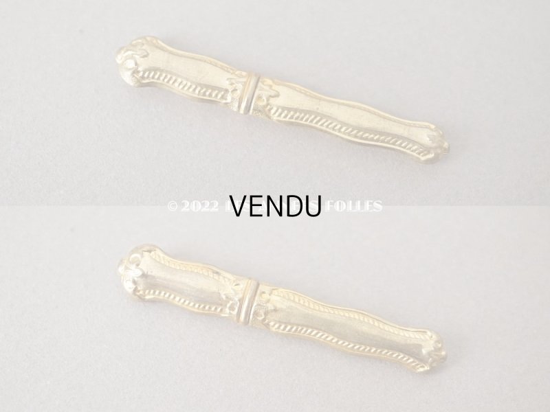 画像4: 19世紀末 アンティーク 小さなソーイングセット 薔薇＆ロカイユ装飾  裁縫道具　POMPONNE