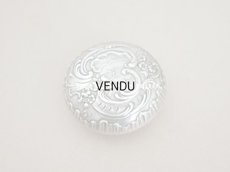 画像5: アンティーク シルバー製 シクラメンのパウダーケース