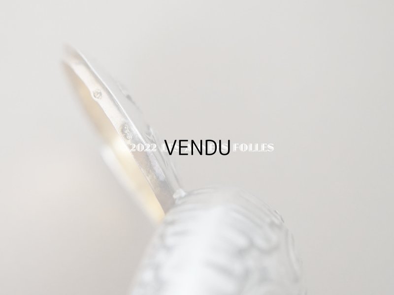 画像9: アンティーク シルバー製 シクラメンのパウダーケース