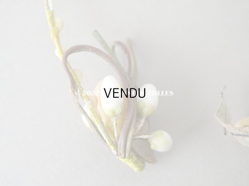 画像6: 1900年頃 アンティーク ドール用 ワックスフラワーのティアラ