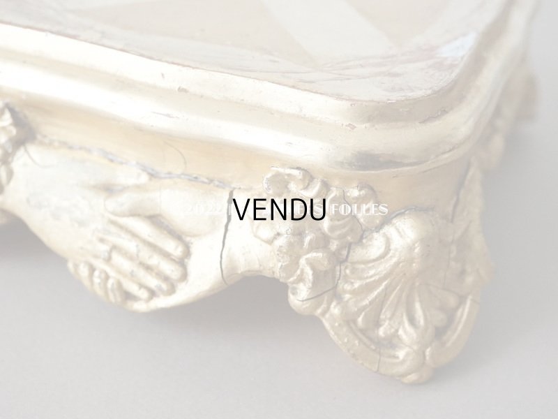 画像6: 19世紀末 アンティーク マリアージュの台座 ハンドモチーフ