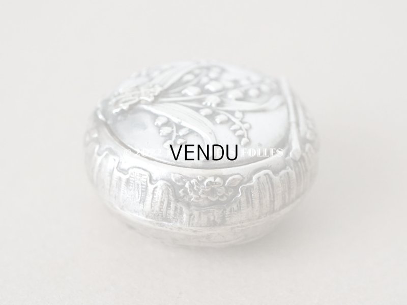 画像7: アンティーク 鈴蘭のパウダーケース 