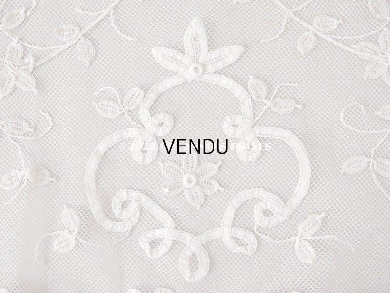 画像5: アンティーク 幅広 プリンセスレース　52×幅38.5cm