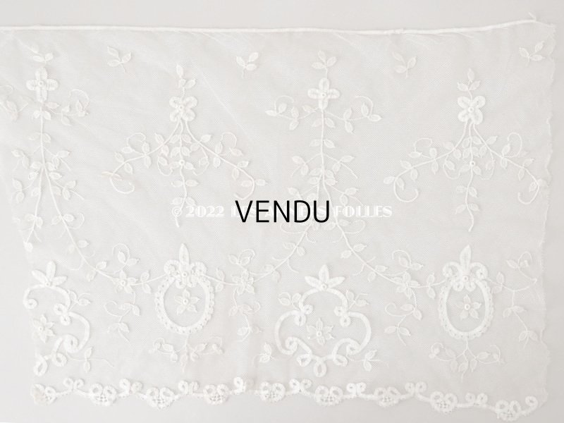 画像3: アンティーク 幅広 プリンセスレース　52×幅38.5cm