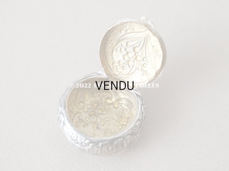 画像8: アンティーク 鈴蘭のパウダーケース 