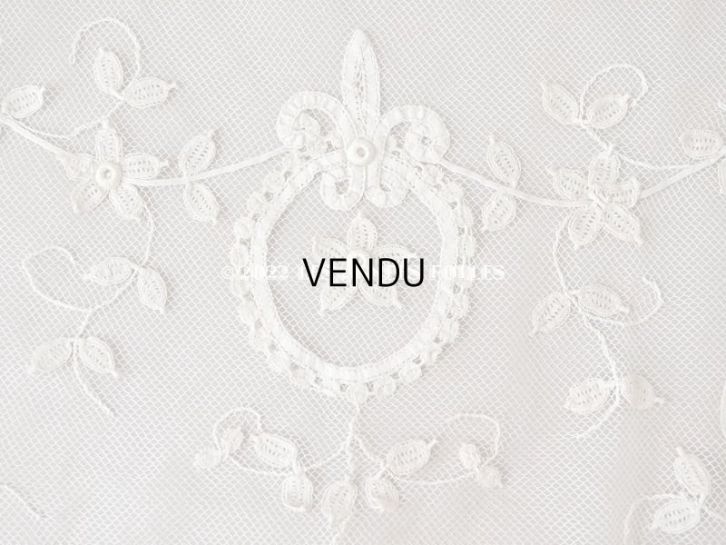 画像4: アンティーク 幅広 プリンセスレース　52×幅38.5cm