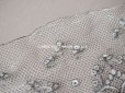 画像4: アンティーク  レース メタル糸の刺繍入り　70cm 