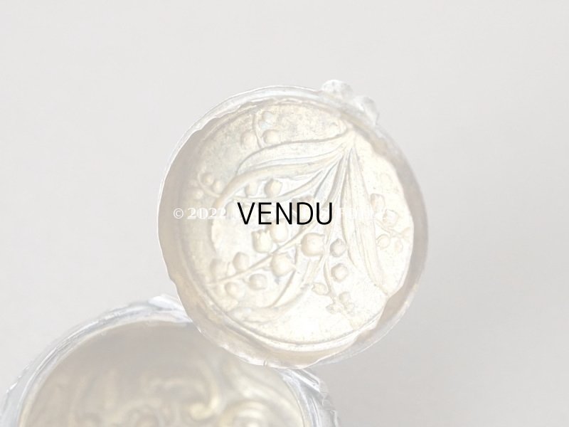 画像9: アンティーク 鈴蘭のパウダーケース 