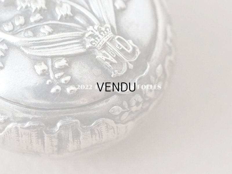 画像12: アンティーク 鈴蘭のパウダーケース 