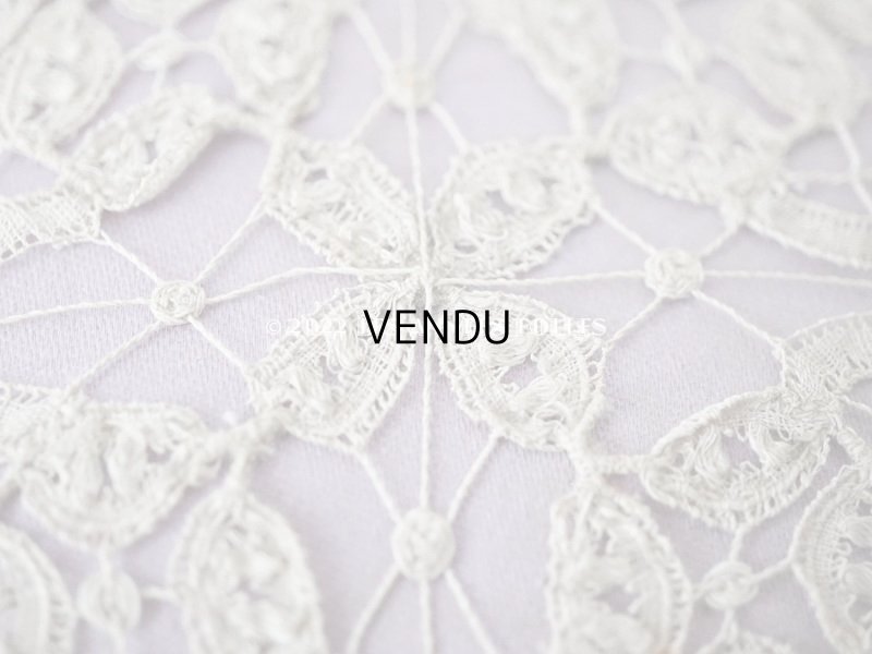 画像14: 19世紀末　アンティーク 大きなリボンが結ばれた ソーイングボックス　ラヴェンダー　ボビンレース