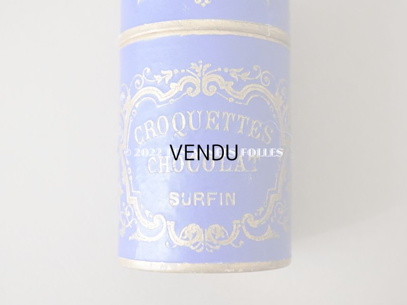 画像8: アンティーク ショコラのお菓子箱 CROQUETTES CHOCOLATS SURFIN  - HUVELIN NIORT -