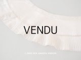 アンティーク  シルク製 2段プリーツリボン ピンクベージュ 7.5cm幅  