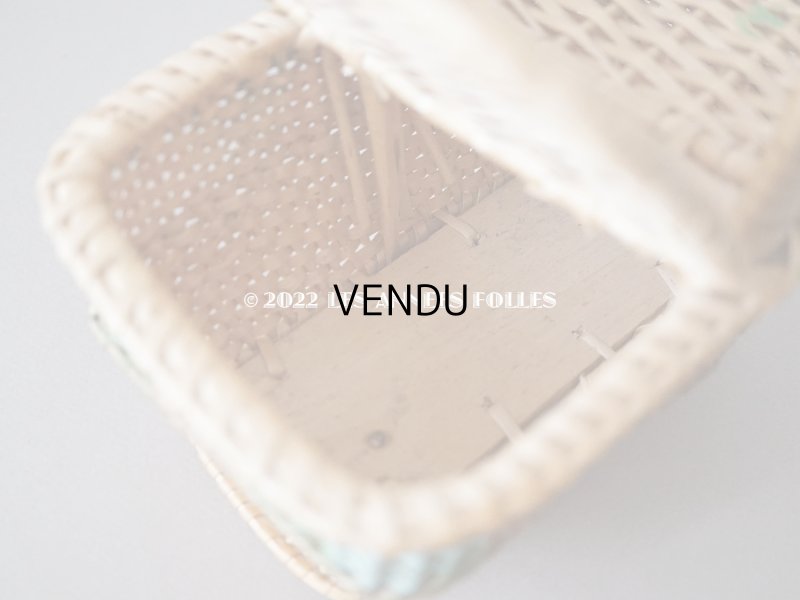 画像11: アンティーク  小さなサイズ 薔薇のパニエ ローズパニエ