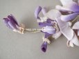 画像12: アンティーク 布花 藤の花 ウィステリア 薄紫　3点セット