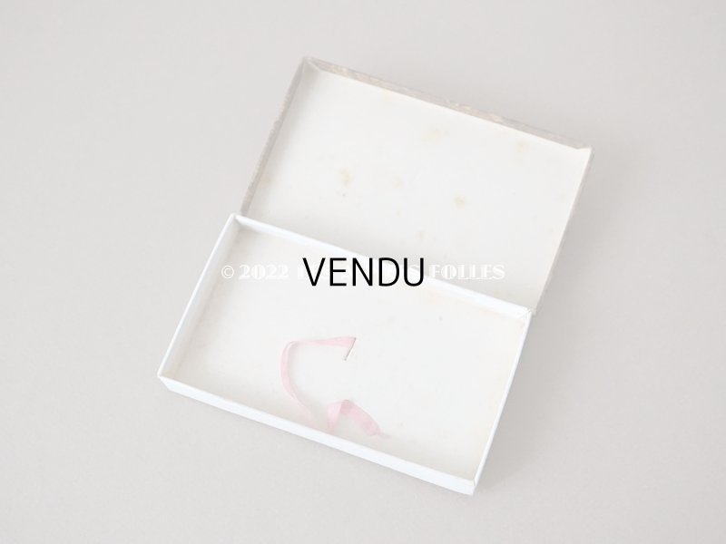 画像6: アンティーク 紙箱 ピンクのリボン付き