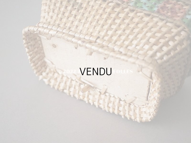 画像13: アンティーク  小さなサイズ 薔薇のパニエ ローズパニエ