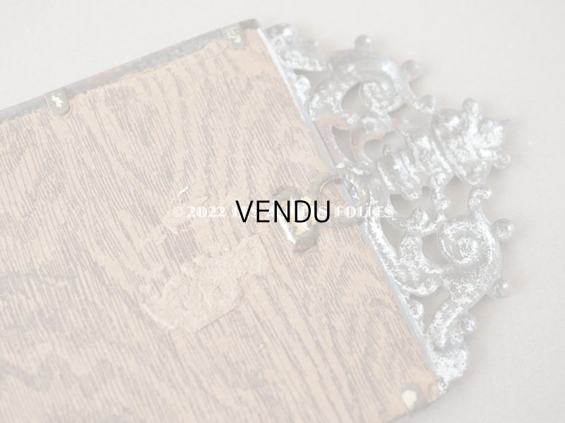 画像6: 1900年代 アンティーク フォトフレーム メタル製