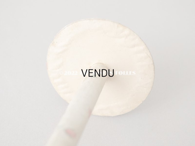 画像3: アンティーク ハットスタンド 小さな薔薇模様のファブリック