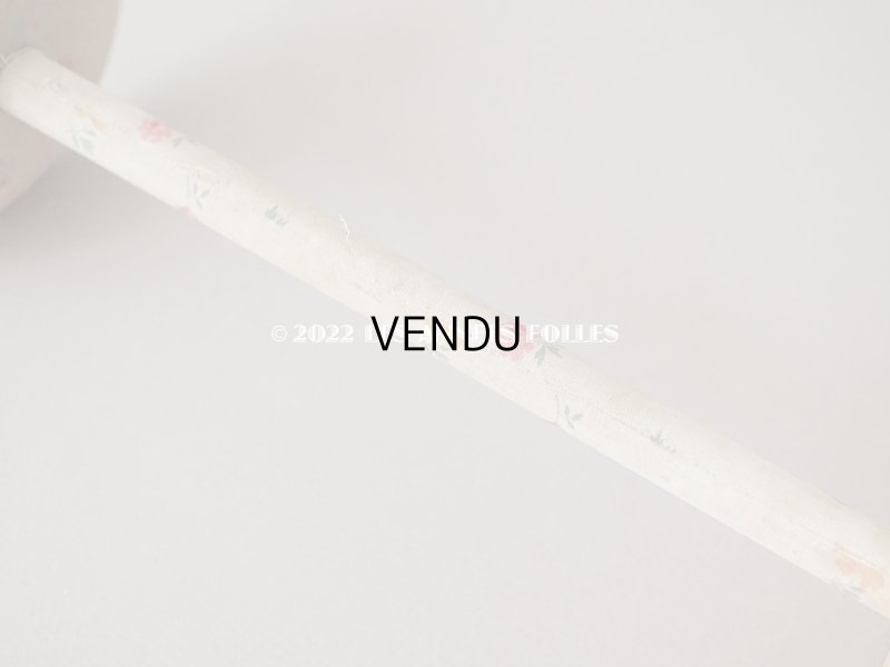 画像6: アンティーク ハットスタンド 小さな薔薇模様のファブリック