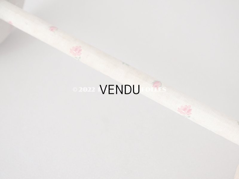 画像7: アンティーク ハットスタンド 小さな薔薇模様のファブリック