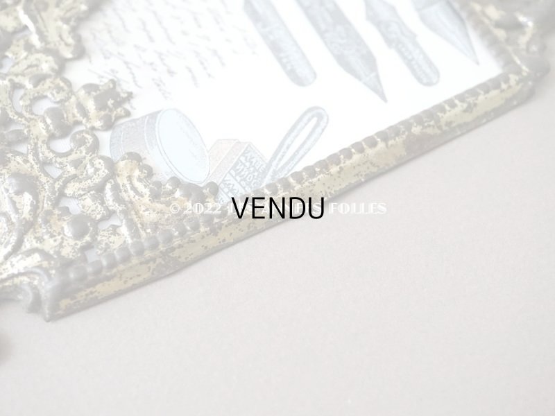 画像4: 1900年代 アンティーク フォトフレーム メタル製