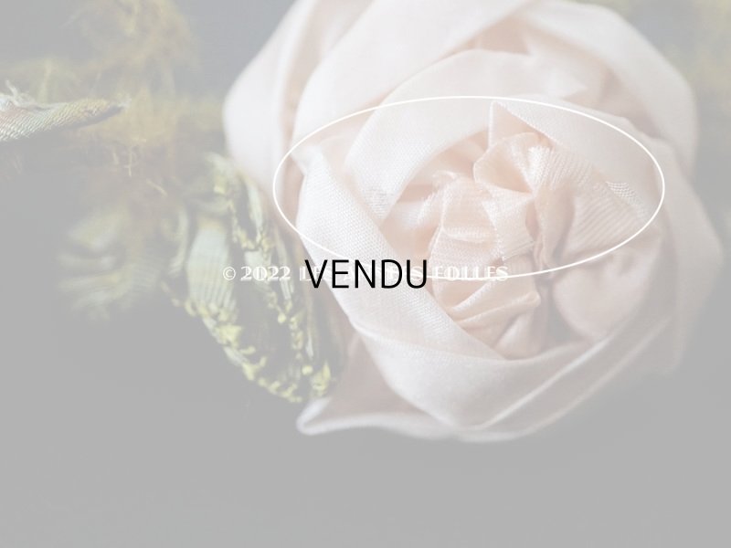 画像19: 【セール対象外】未使用 1910年代 アンティーク 大きな薔薇のロココモチーフのガーランド  オートクチュールのドレスの装飾 115cm