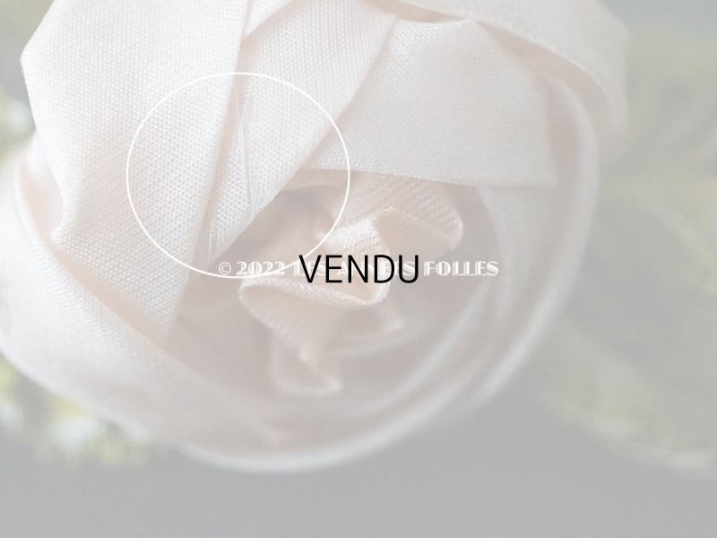 画像18: 【セール対象外】未使用 1910年代 アンティーク 大きな薔薇のロココモチーフのガーランド  オートクチュールのドレスの装飾 115cm