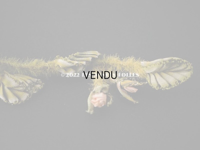 画像15: 【セール対象外】未使用 1910年代 アンティーク 大きな薔薇のロココモチーフのガーランド  オートクチュールのドレスの装飾 115cm