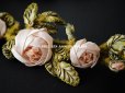 画像12: 【セール対象外】未使用 1910年代 アンティーク 大きな薔薇のロココモチーフのガーランド 　オートクチュールのドレスの装飾 115cm