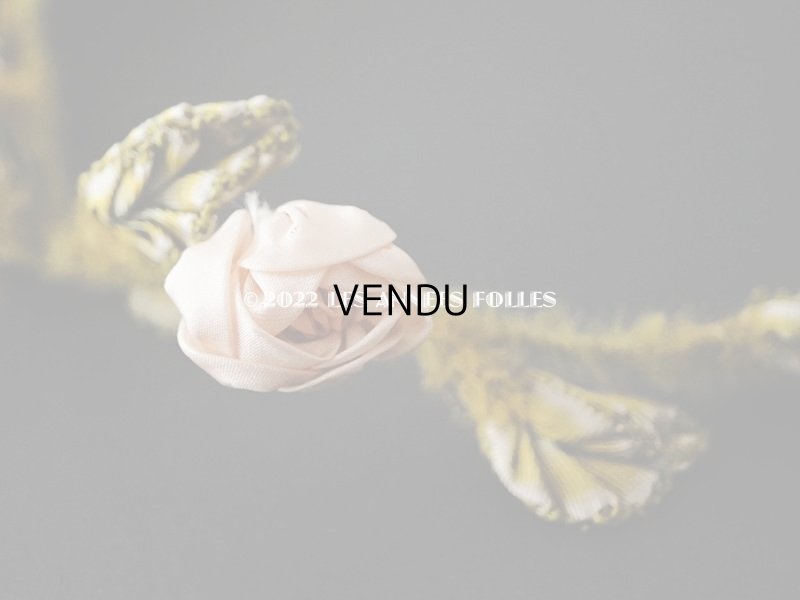 画像14: 【セール対象外】未使用 1910年代 アンティーク 大きな薔薇のロココモチーフのガーランド  オートクチュールのドレスの装飾 115cm