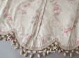 画像1: 19世紀末 アンティーク ベッド用　装飾布のセット　ローズパニエ＆薔薇のガーランド (1)