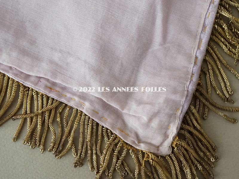 画像10: 19世紀 アンティーク 教会の祭壇布 薔薇の大きなリボン刺繍入り 290✗75cm