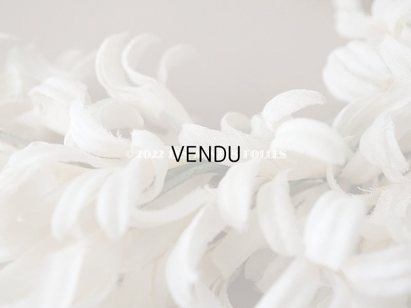 画像5: アンティーク オフホワイトの布花のティアラ　ブーケ