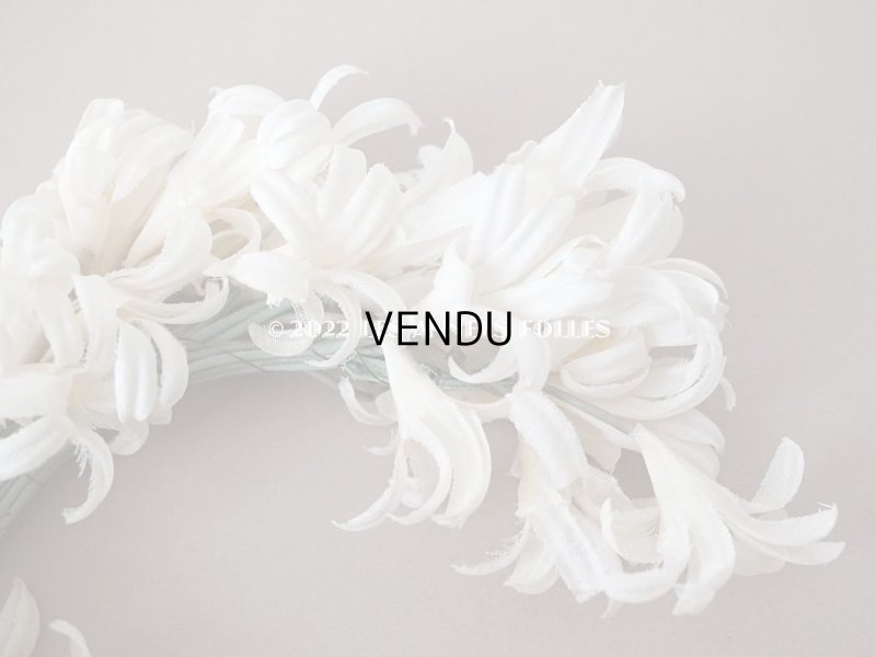 画像3: アンティーク オフホワイトの布花のティアラ　ブーケ