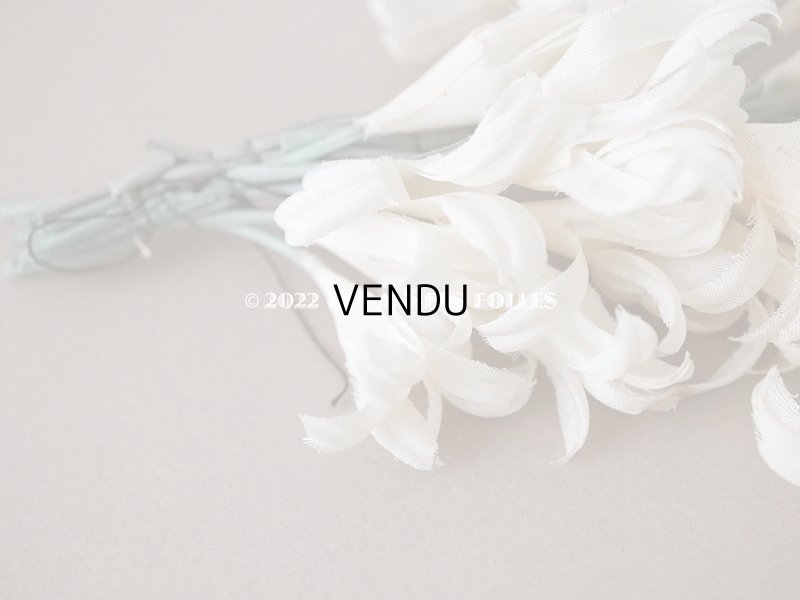 画像4: アンティーク オフホワイトの布花のティアラ　ブーケ